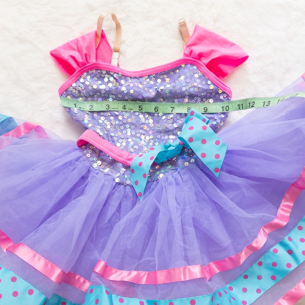 Sparkling Pink and Purple Kids Costume - Picture 5 of 6